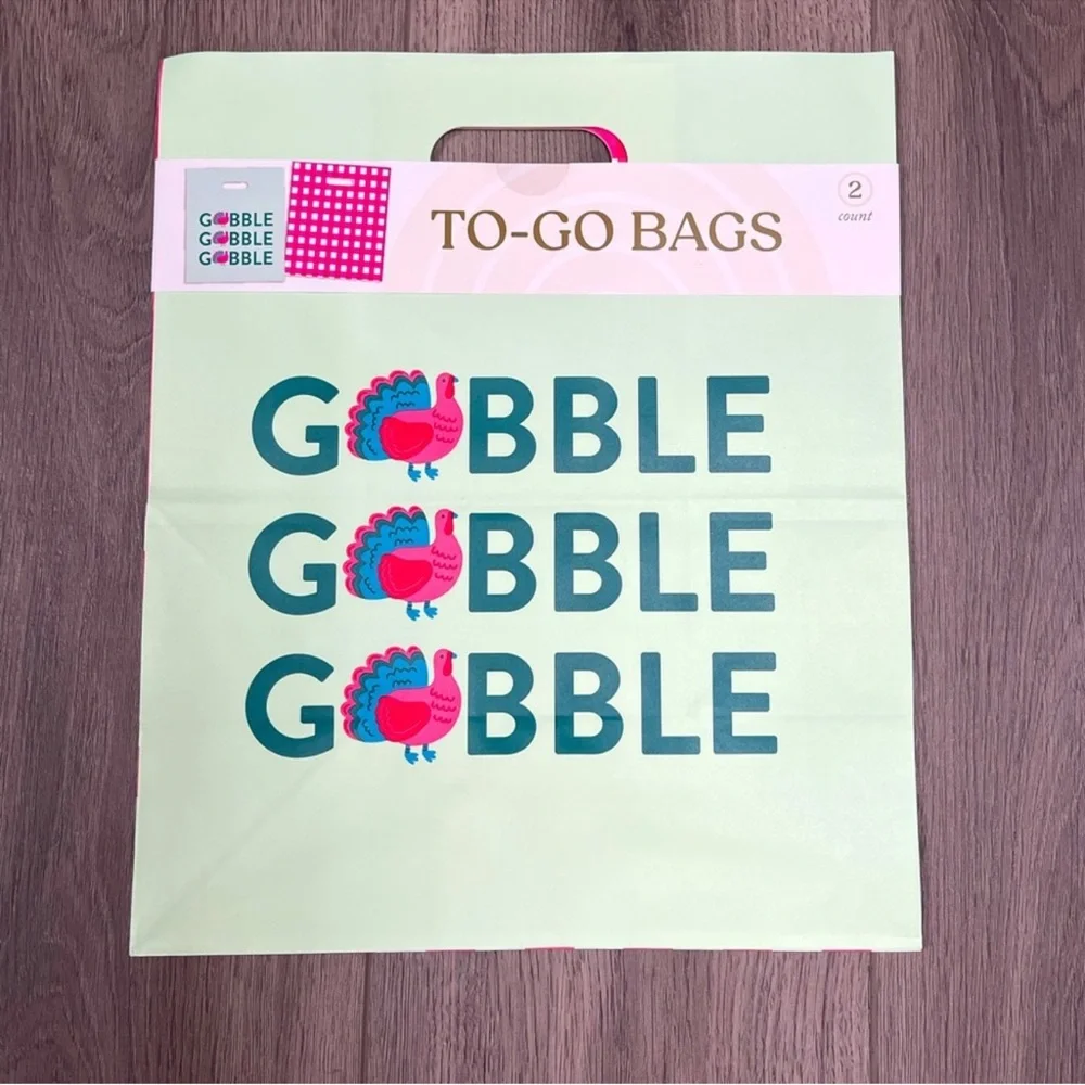 3 for $15 SALE Target Bullseye Large Thanksgiving Leftover Bags, full set of 6
